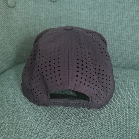 D.Hudson Navy Hat with Green Cactus Design - Picture 3 of 4